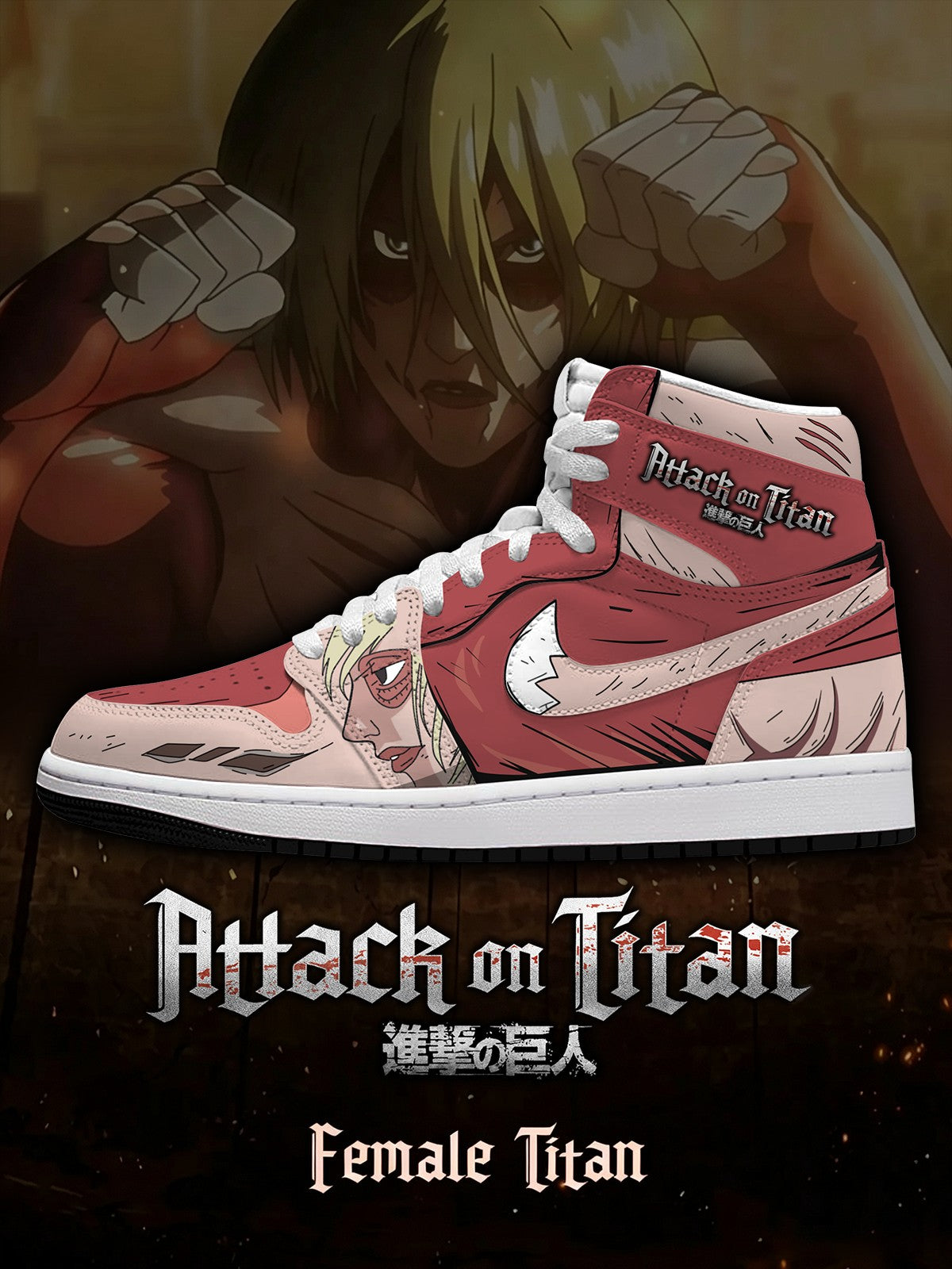 Female Titan V.2 Custom High-Top Sneakers