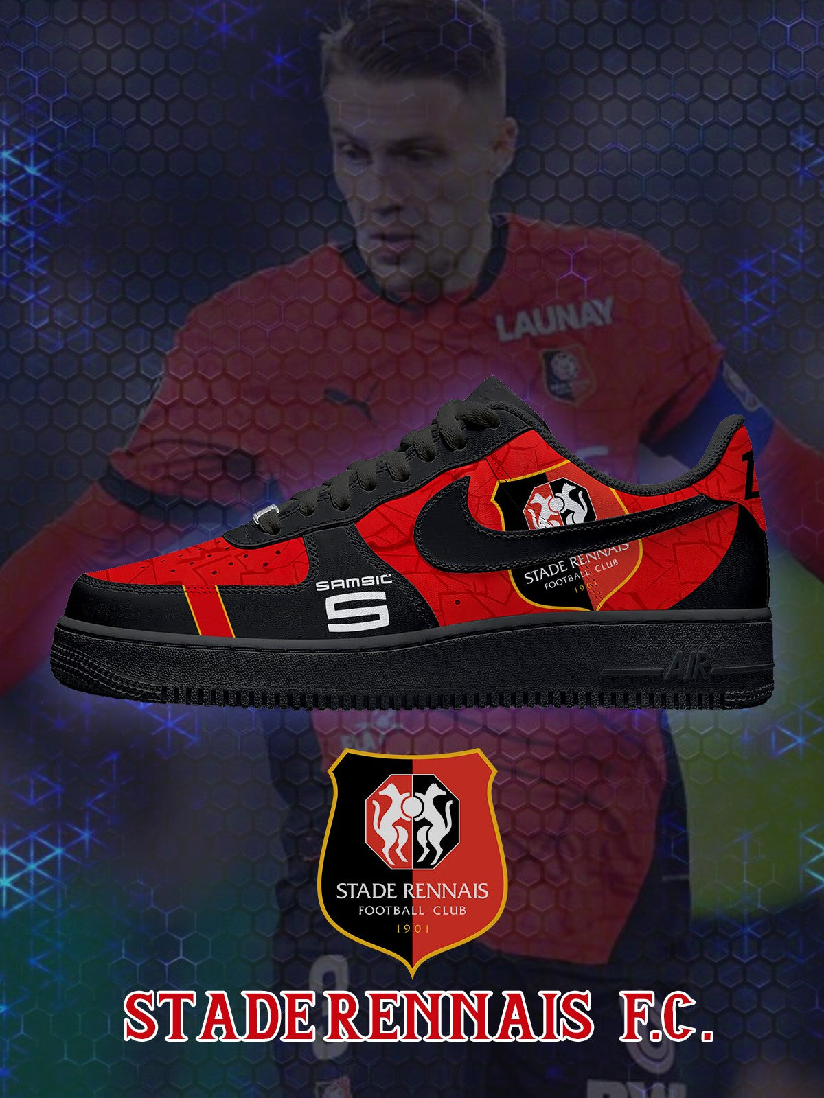 Rennes V.1 Custom Air-Style Sneakers