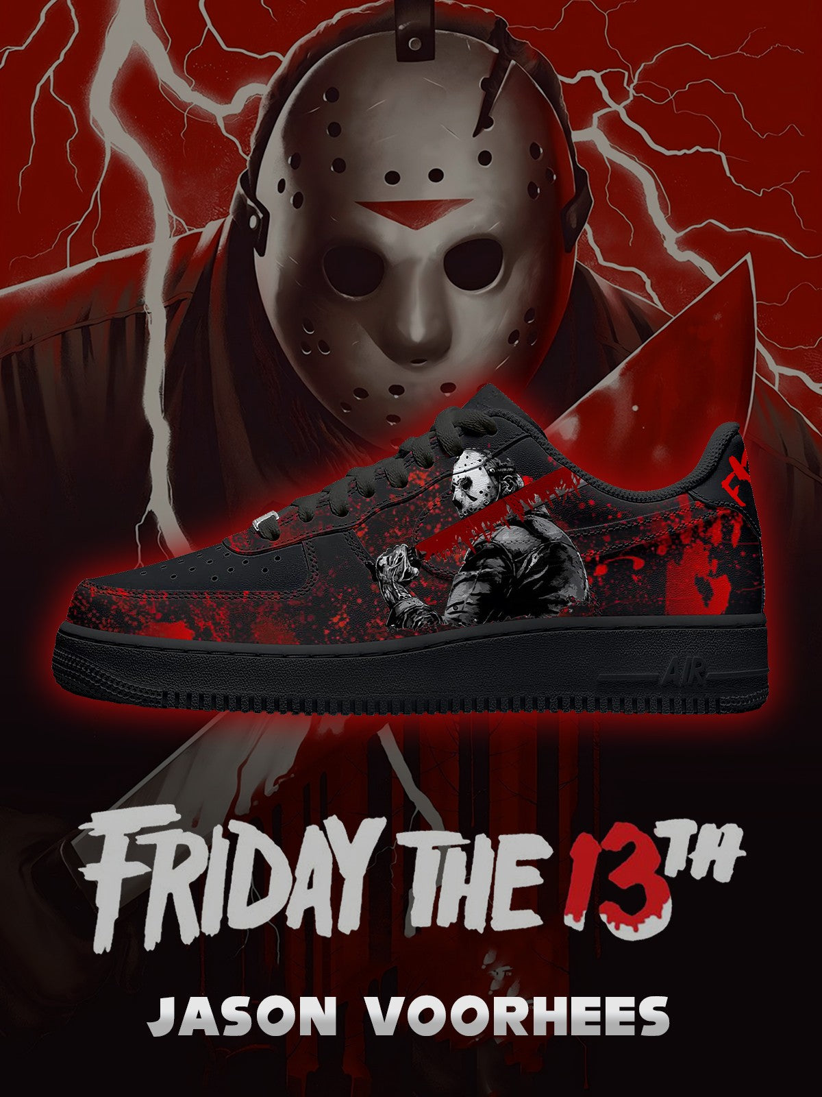 Jason Voorhees V.2 Custom Sneakers