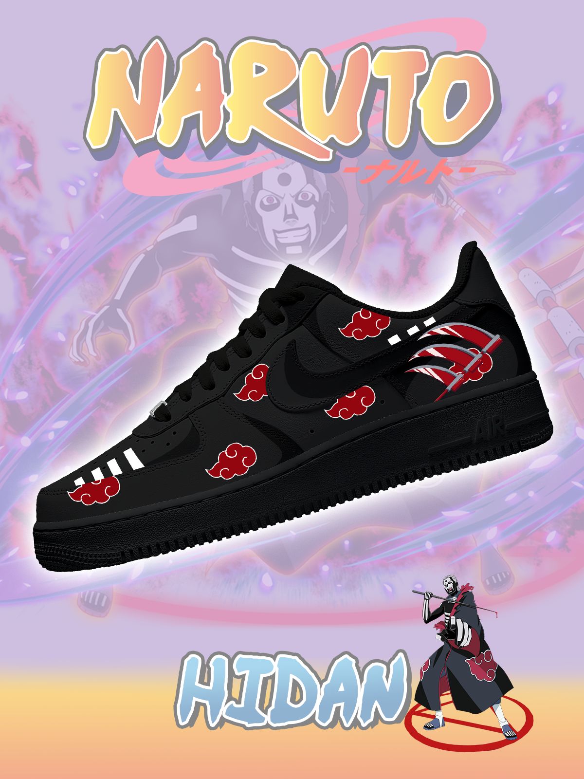 Akatsuki Hidan No.1 Custom Sneakers