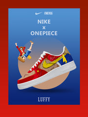 Monkey D. Luffy V.7 Custom Sneakers