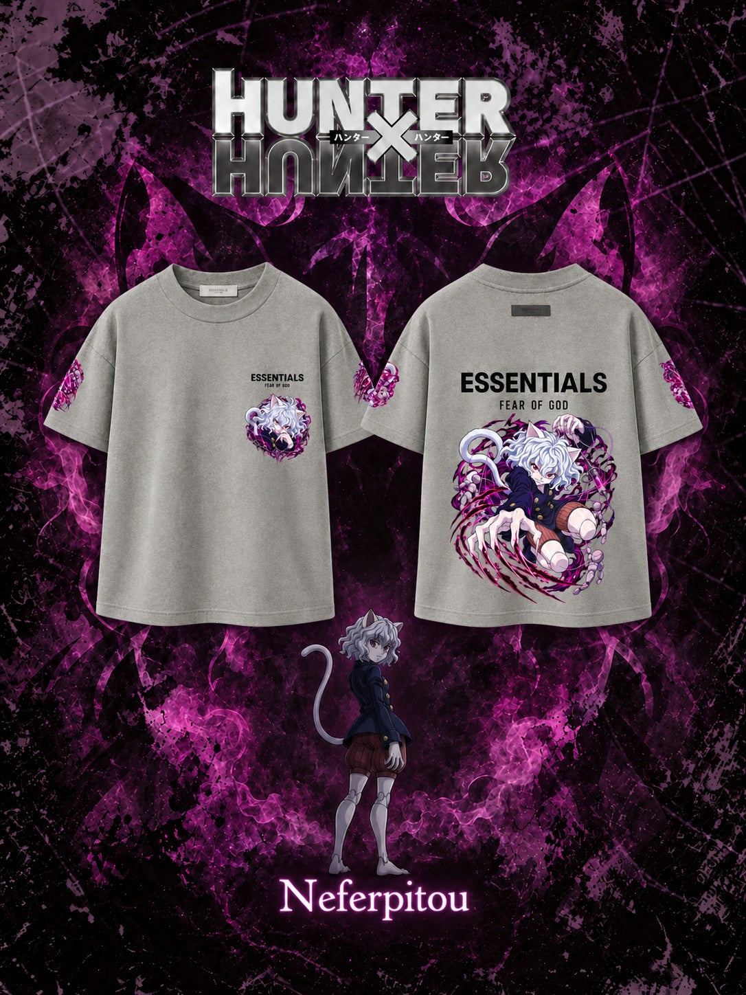 Neferpitou V.1 Custom Ess. T-Shirt