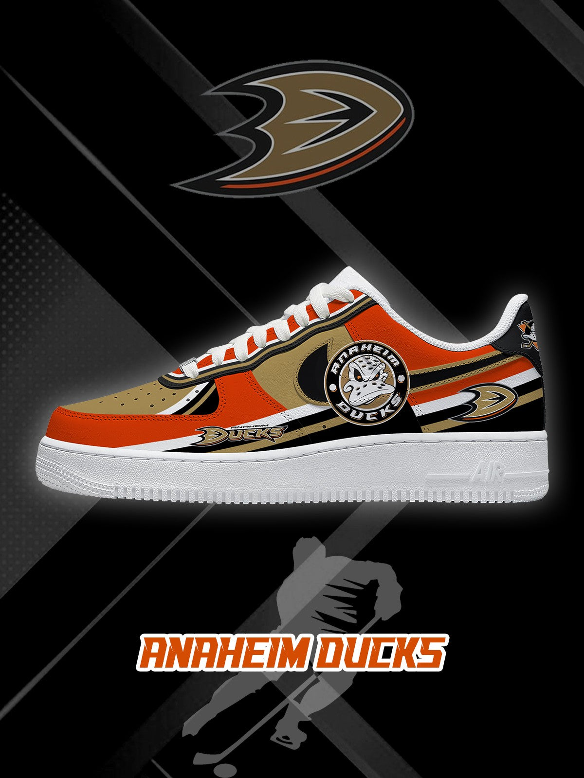 Anaheim Hockey V.2 Custom Air-Style Sneakers