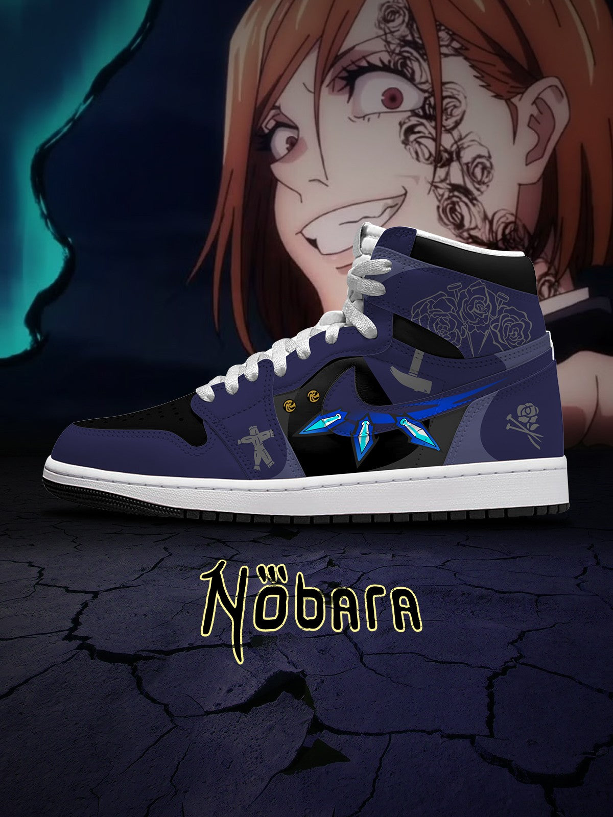 Nobara Kugisaki V.3 Custom High-Top Sneakers