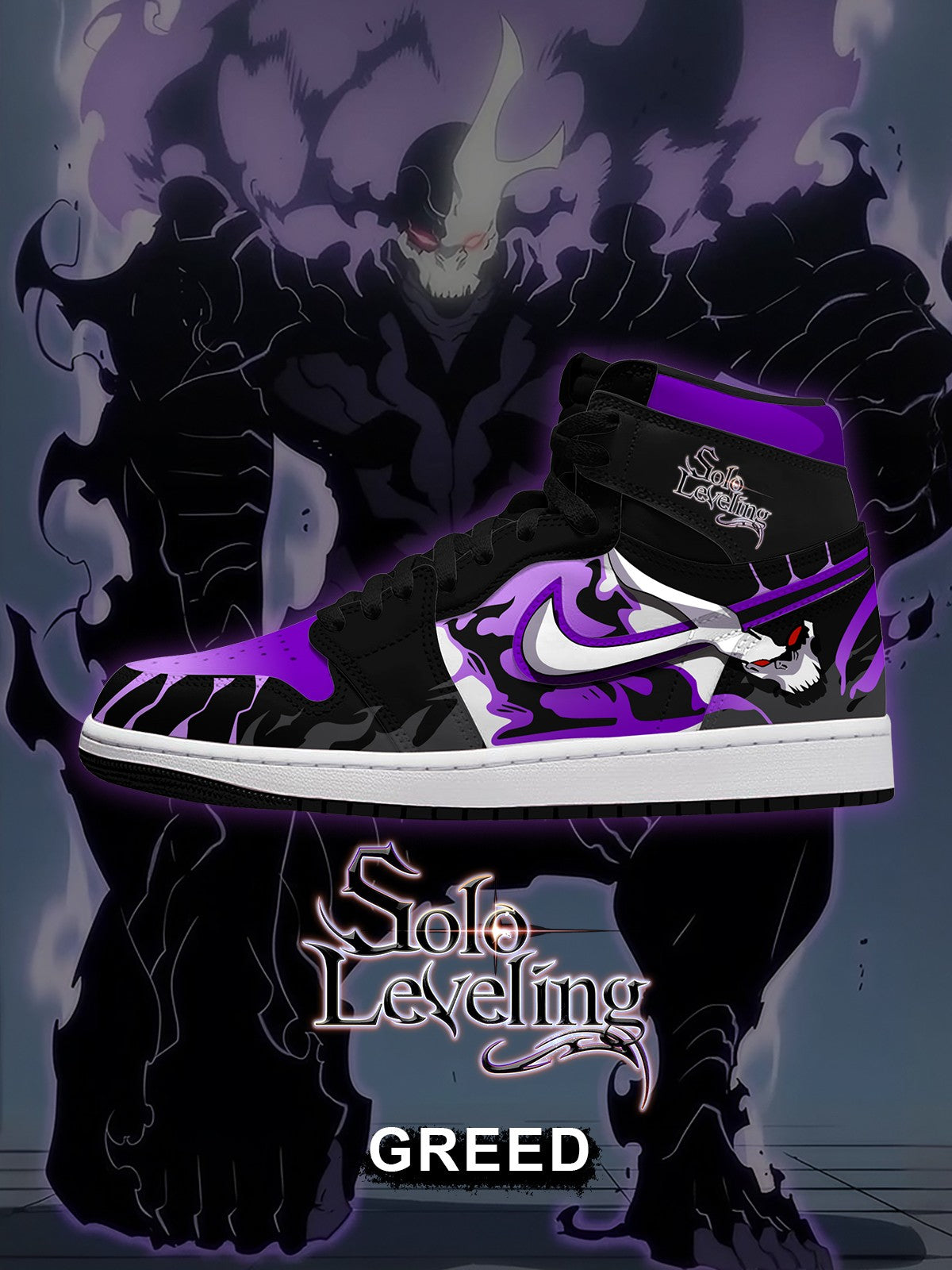 Greed V.1 Custom High-Top Sneakers