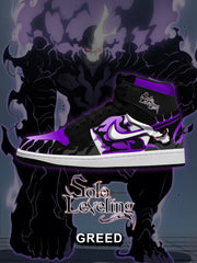 Greed V.1 Custom High-Top Sneakers