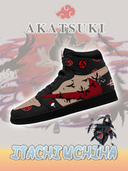 Akatsuki Itachi Uchiha V.6 Custom TS High Sneakers