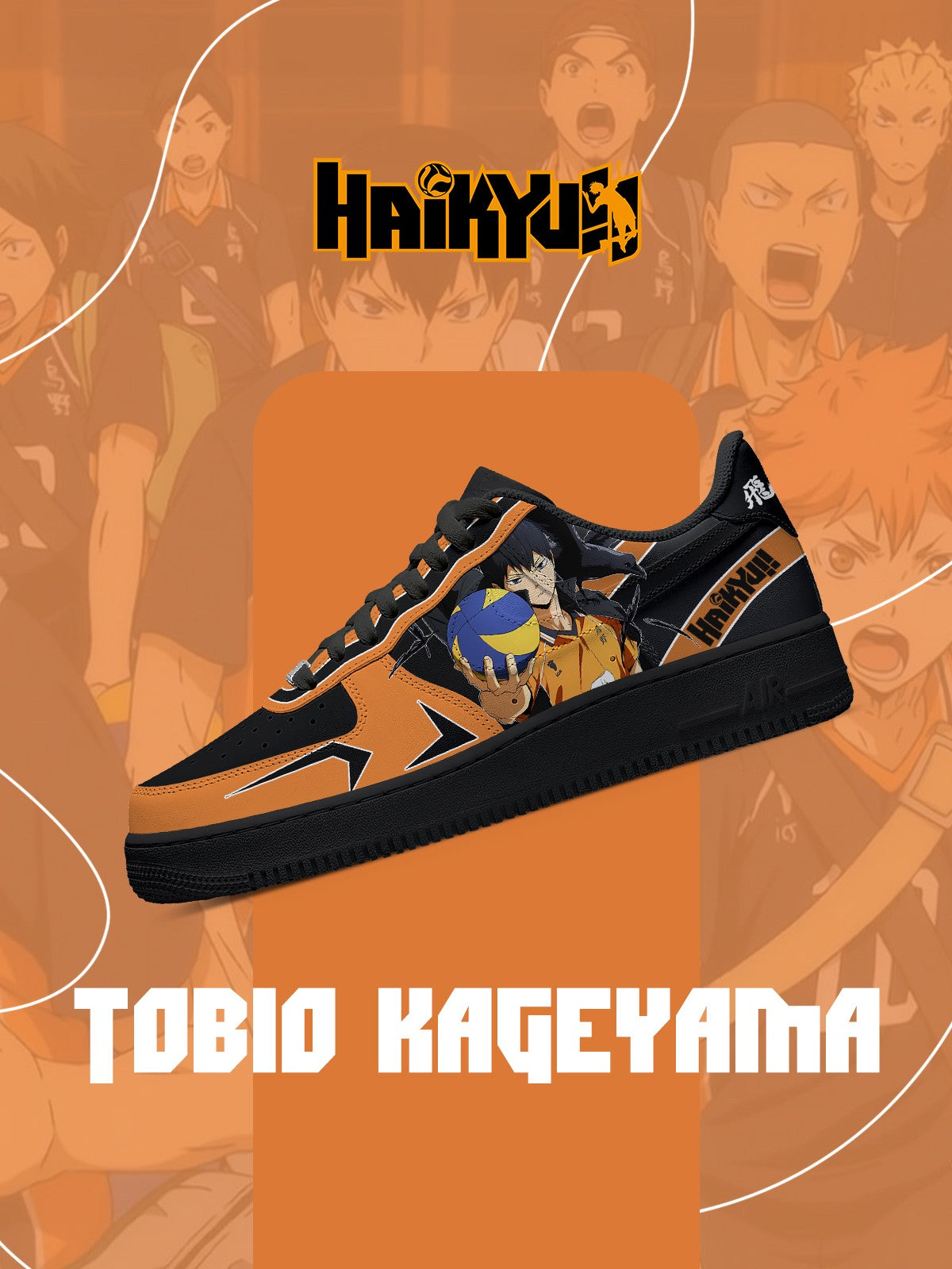 Tobio Kageyama V.2 Custom Sneakers