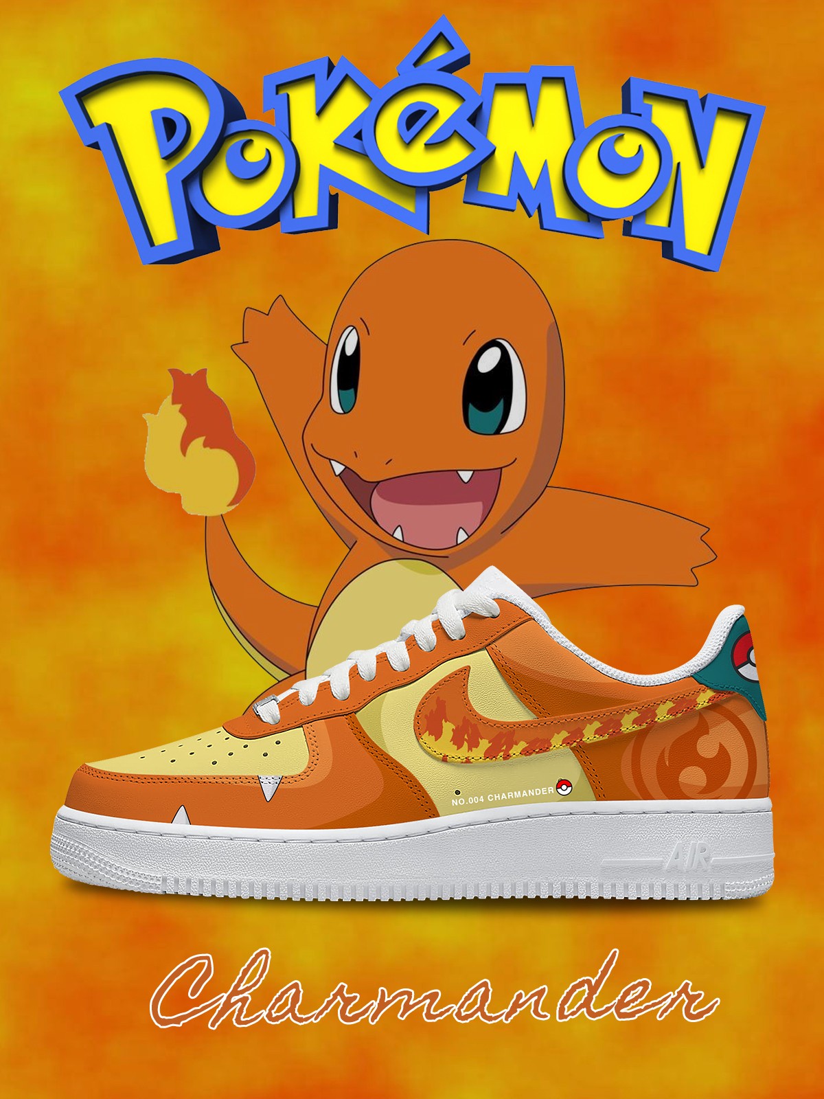 Charmander V.2 Custom Air-Style Sneakers