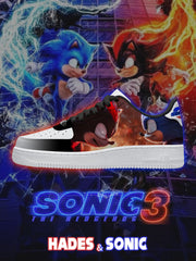 Hades and Sonic V.1 Custom Sneakers
