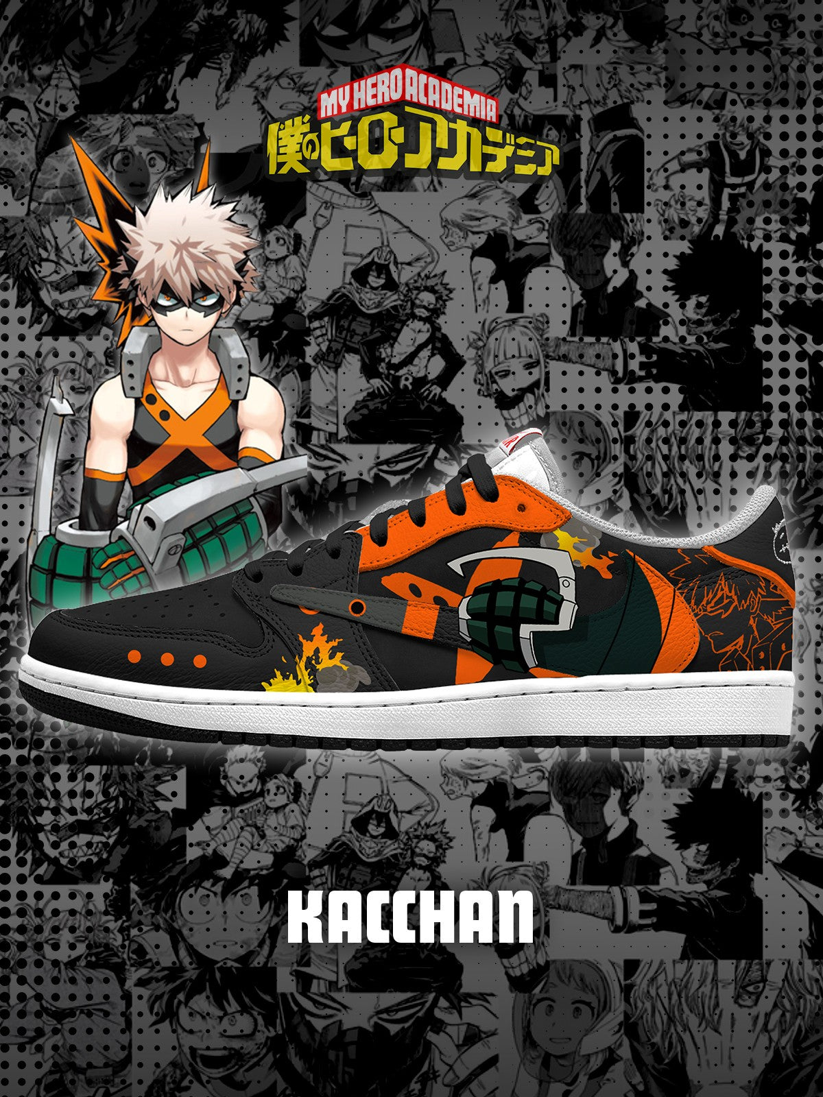 Kacchan V.1 Custom TS Low Sneakers