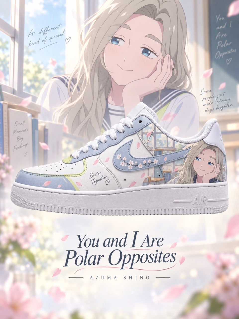Shino Azuma V.1 Custom Air-Style Sneakers