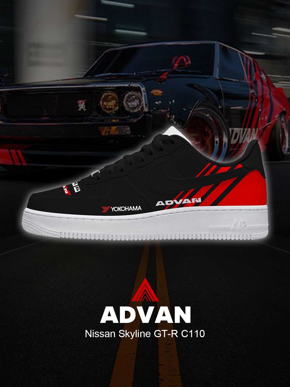 Skyline GT-R C110 Custom Sneakers