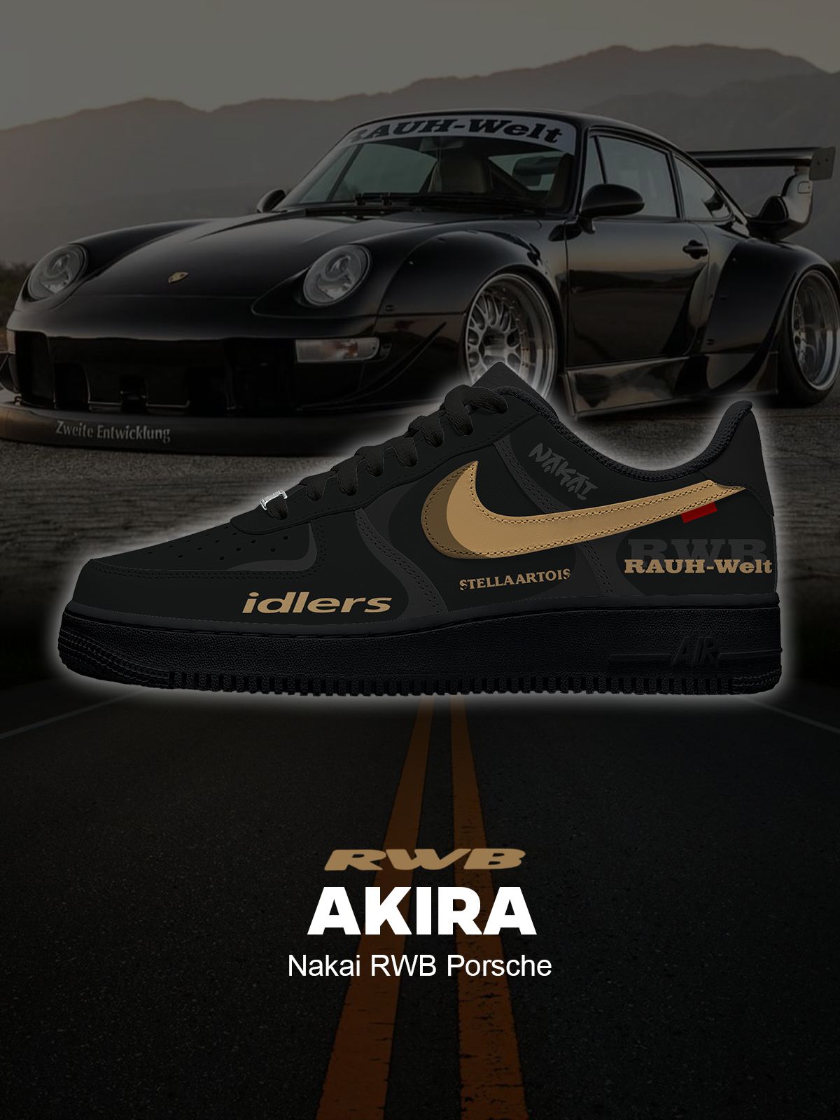 Akira Nakai RWB Custom Sneakers
