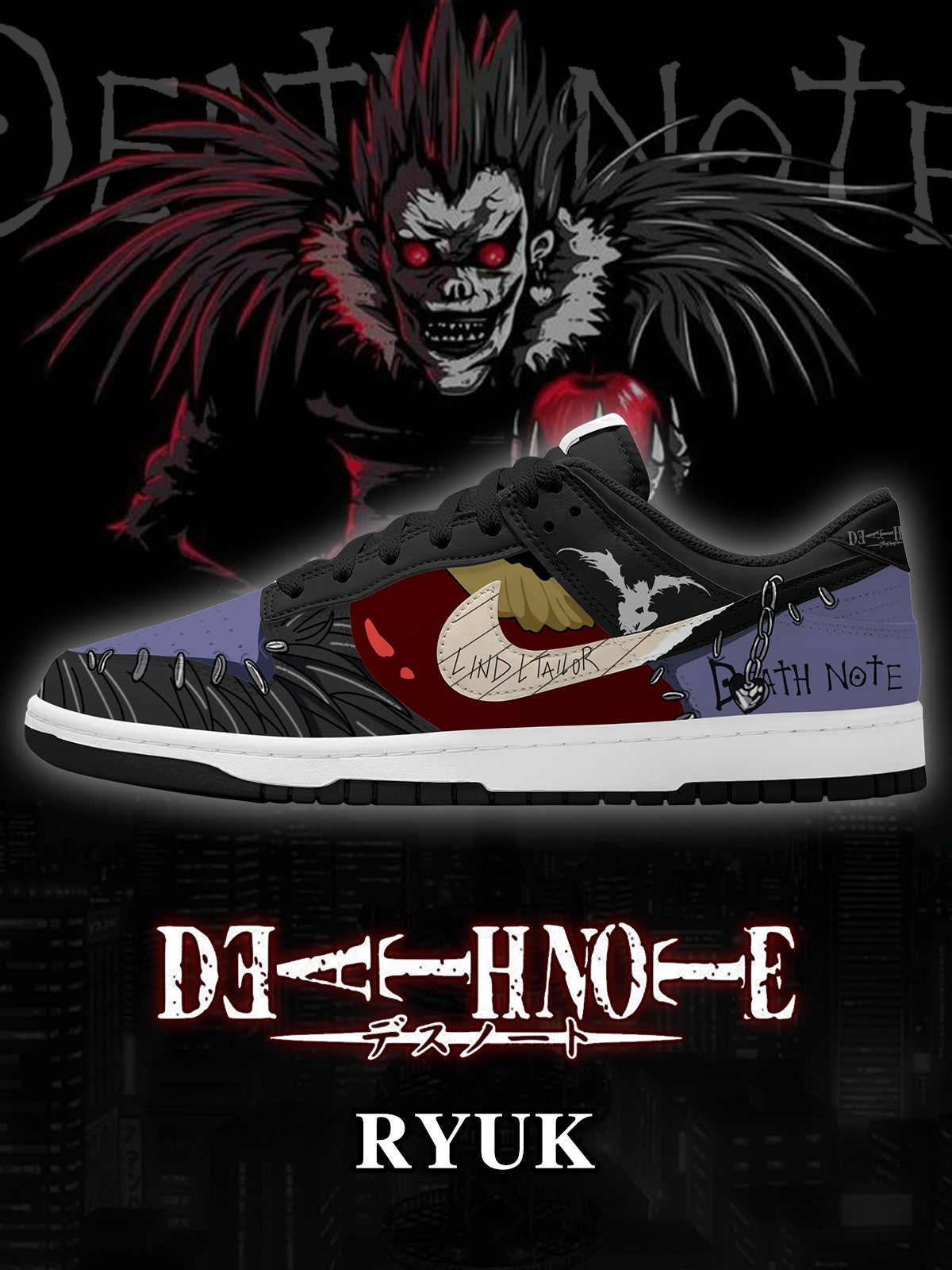 Ryuk V.1 Custom SB-Style Sneakers