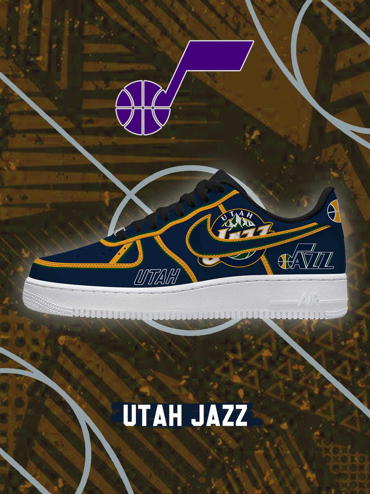 Utah Basketball V.3 Custom Air-Style Sneakers
