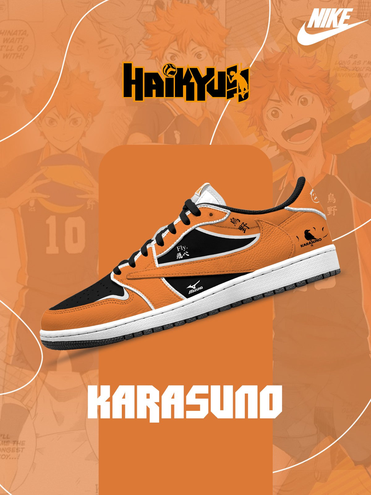 Karasuno High V.1 Custom TS Low Sneakers