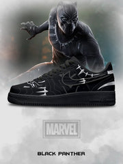 Black Panther V.1 Custom Air-Style Sneakers