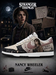 Nancy Wheeler V.1 Custom SB-Style Sneakers
