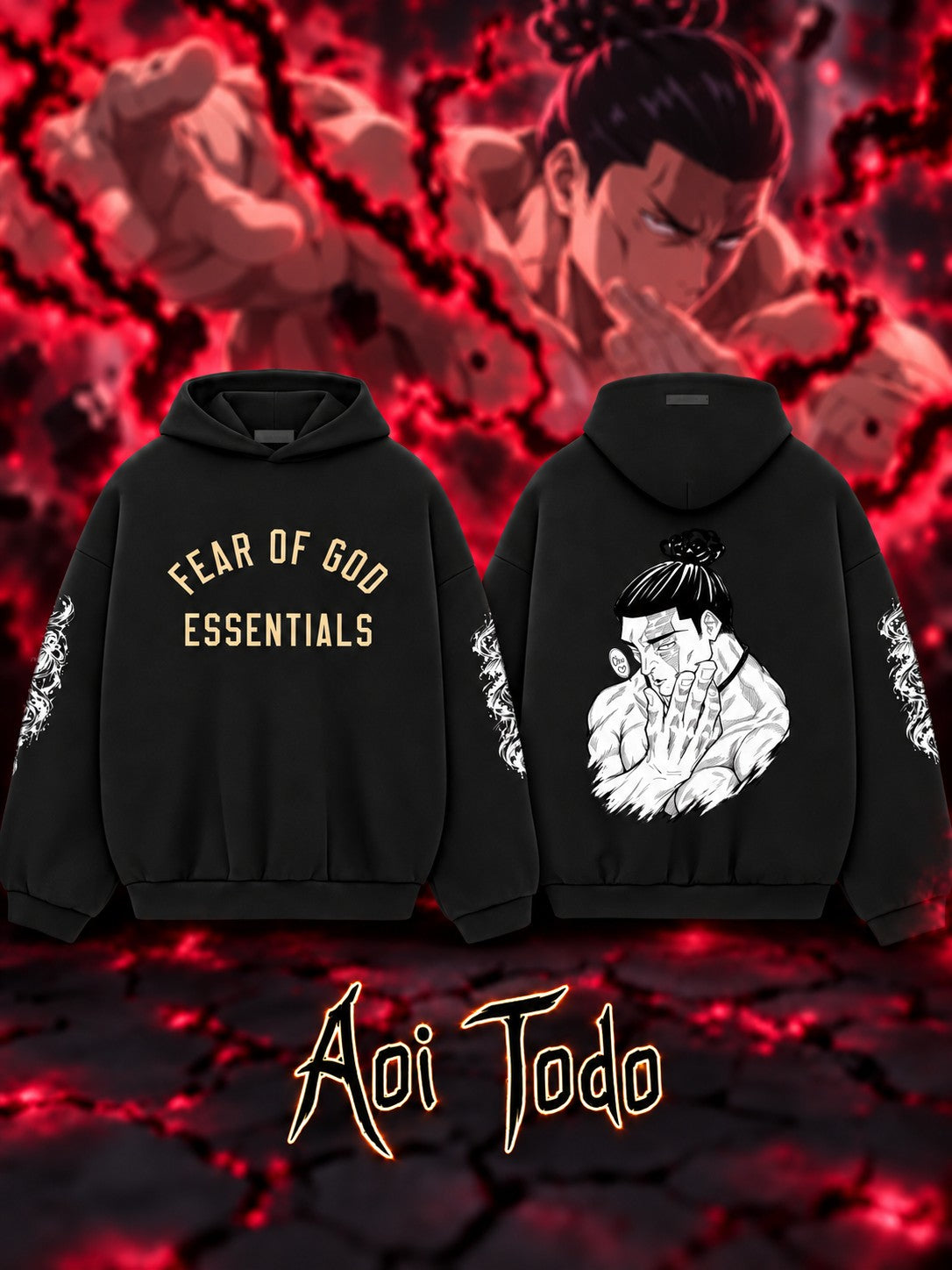 Aoi Todo V.1 Custom Ess. Hoodie