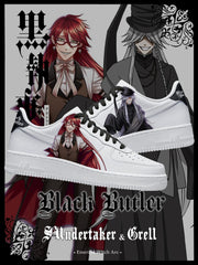 Undertaker and Grell V.1 Custom Sneakers