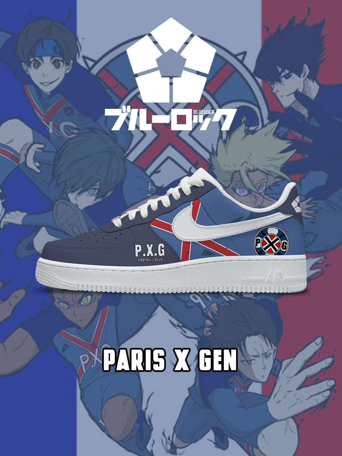 Paris X Gen V.1 Custom Sneakers