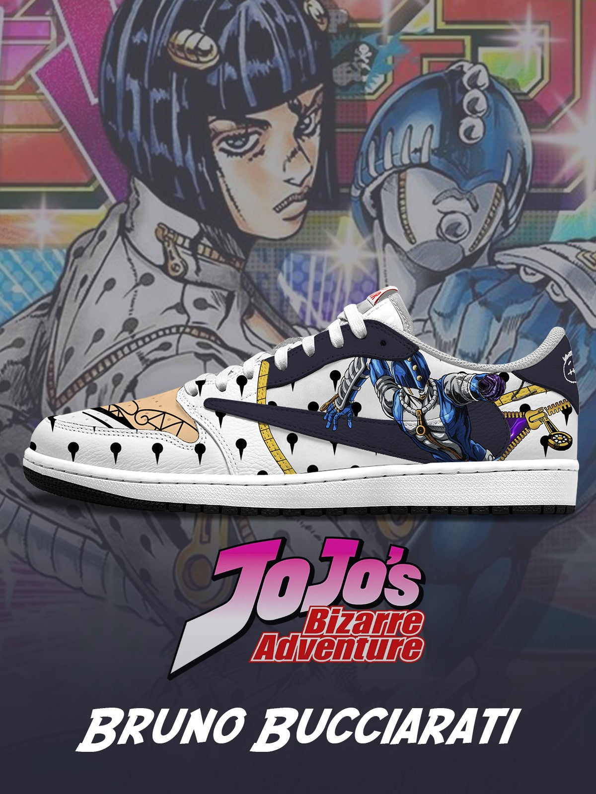 Bruno Bucciarati V.2 Custom TS Low Sneakers