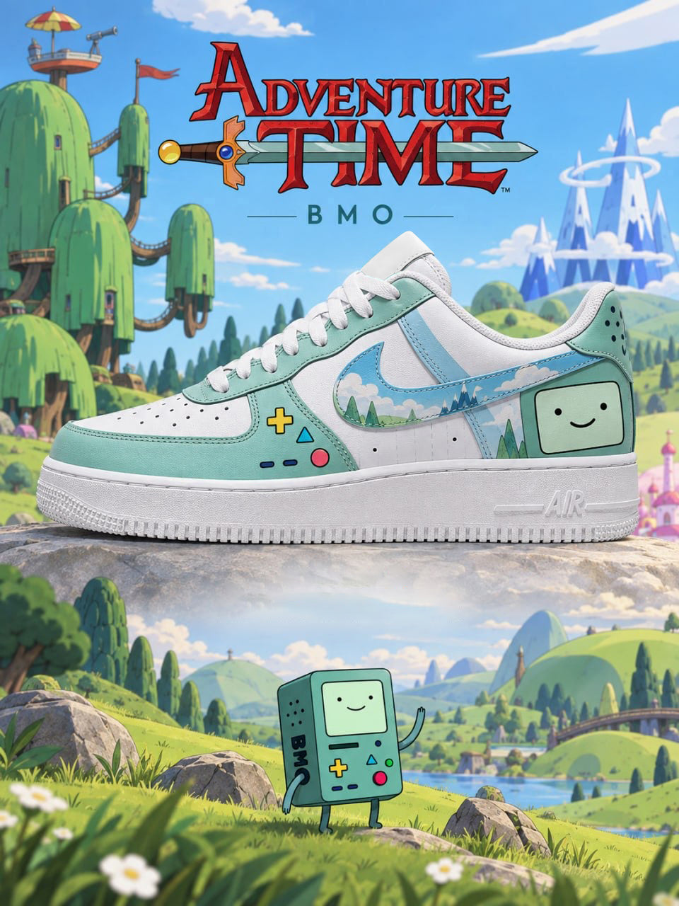 BMO V.3 Custom Air-Style Sneakers