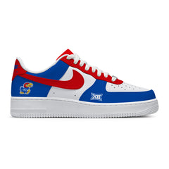 Kansas College Custom Air-Style Sneakers